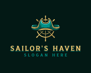 Pirate Captain Hat logo design