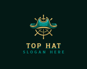 Pirate Captain Hat logo design