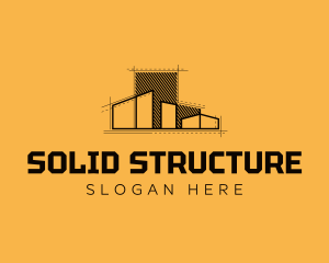 Architect Structure Building logo design