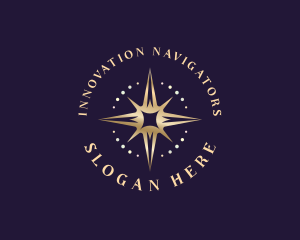 Star Compass Locator logo design