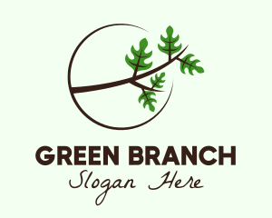 Eco Forest Branch logo design