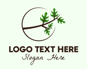 Branches - Eco Forest Branch logo design