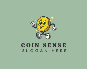 Money Coin Entrepreneur logo design