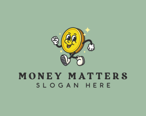 Money Coin Entrepreneur logo design