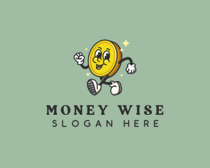 Money Coin Entrepreneur logo design