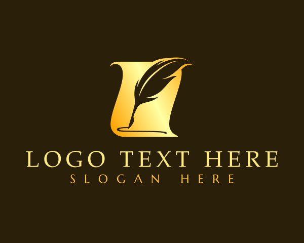 Scroll logo example 3