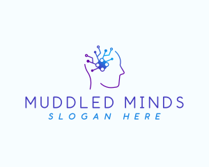 Data Mind Circuit logo design