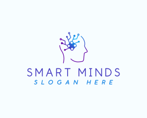 Data Mind Circuit logo design