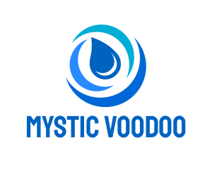 Blue Hydro Waterdrop  logo design