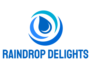 Blue Hydro Waterdrop  logo