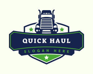 Truck Automotive Logistic logo design