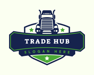 Truck Automotive Logistic logo design