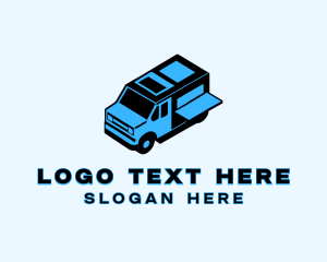 Food Truck Vehicle logo