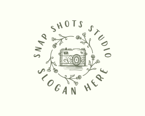 Floral Studio Camera Logo