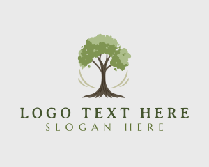 Natural Organic Tree logo