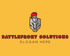 Knight Helmet Plume logo
