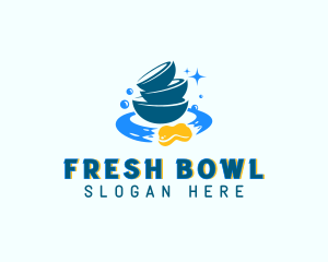 Cleaning Bowl Dishwashing  logo design