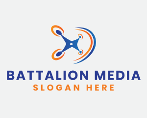 Flying Drone Media logo design