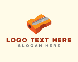 Orange Pencil Sharpener  logo