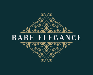 Elegant Flower Vine logo design