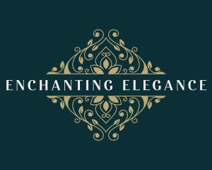 Elegant Flower Vine logo design