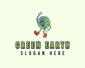 Earth Globe Nature logo design