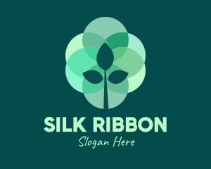 Green Plant Stained Glass logo design