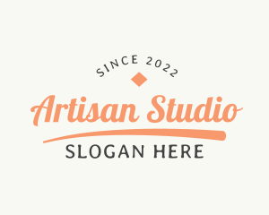 Retro Cursive Branding logo design