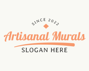 Retro Cursive Branding logo design