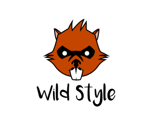 Wild Brown Beaver  logo design