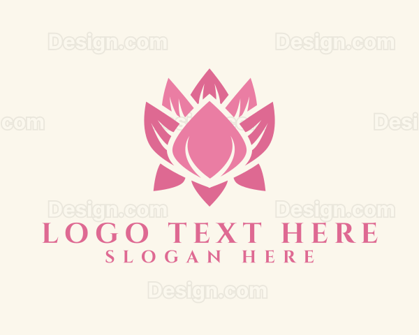 Lotus Flower Wellness Logo