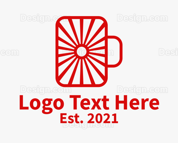 Japanese Beer Mug Logo