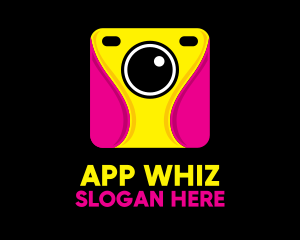 Cute Camera Mobile Application logo design