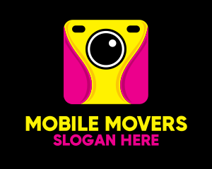 Cute Camera Mobile Application logo design