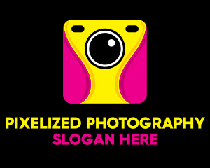 Cute Camera Mobile Application logo design