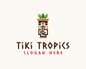 Tribal Tiki Totem logo design