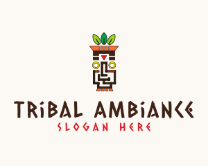 Tribal Tiki Totem logo design