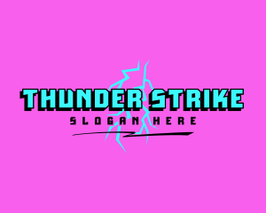 Neon Thunder Gaming logo design