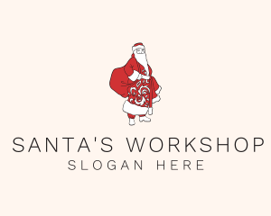 Santa Claus Character logo design