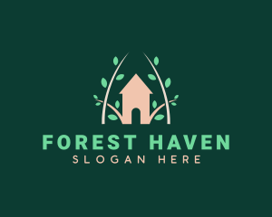 Forest Leaf House logo design