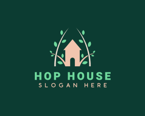 Forest Leaf House logo design