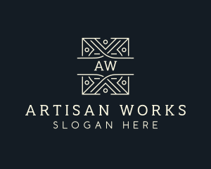 Artisanal Tribal Pattern logo design