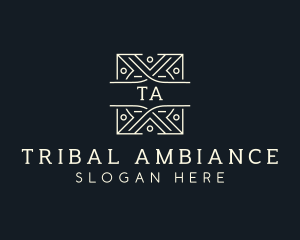 Artisanal Tribal Pattern logo design