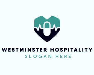 Heart Medicine Hospital logo design