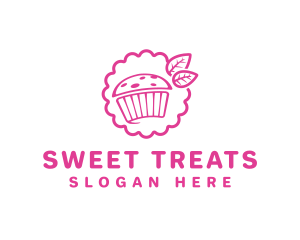 Cupcake Sweets Bakery logo design