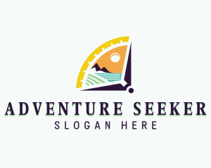 Adventure Exploration Compass logo design