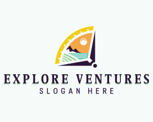 Adventure Exploration Compass logo design