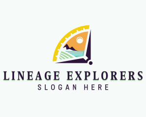 Adventure Exploration Compass logo design