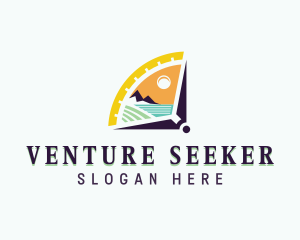 Adventure Exploration Compass logo design