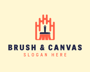 Painting Paint Brush logo